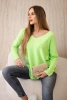 V-neck sweater Pistachio