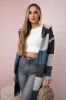 Dreifarbig gestreifter Pullover graphit+grau+Jeans