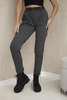 Punto Milano Winter trousers with belt graphite