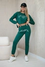 Set with Atlanta print green