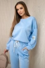 Viscose set sweatshirt + pants blue