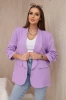 Elegant jacket with lapels light purple
