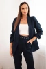 Elegantná súprava saka a nohavíc námorníctvo