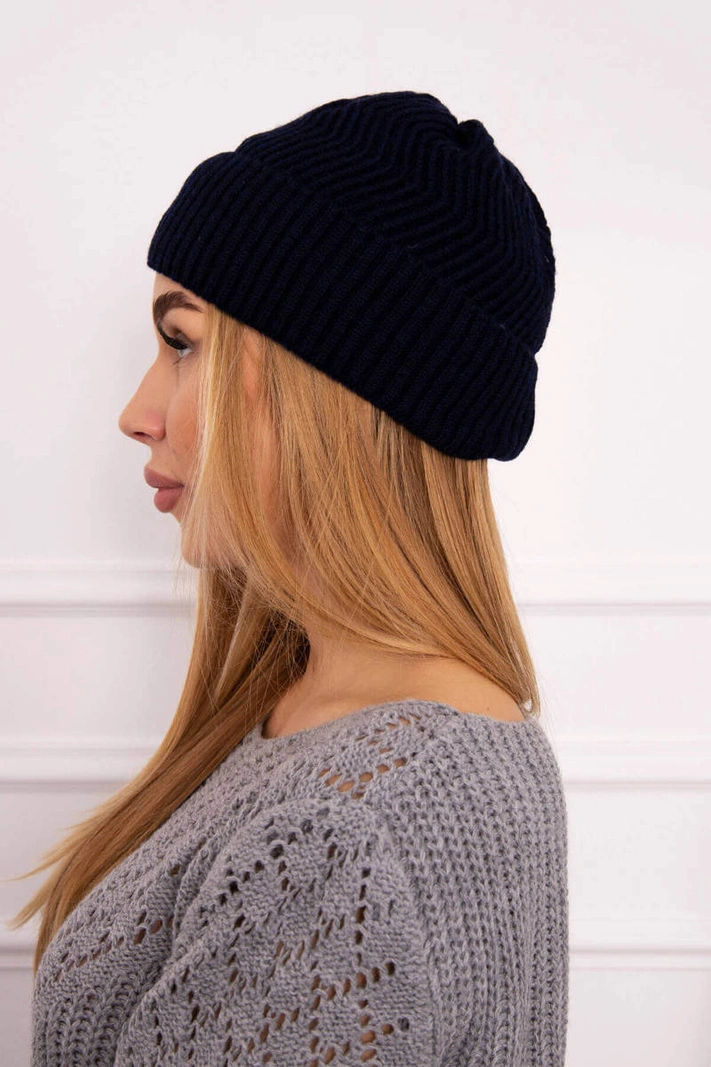 Cap thin Oliwia K252 navy blue