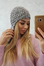 Dámska čiapka s dlhými ušami Jana K314 čierna