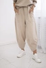 Set Punto Milano Winter sweatshirt + pants beige