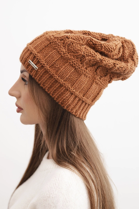 Marta K231 hat with fleece camel
