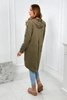 Sweatshirt with zip at the back khaki
