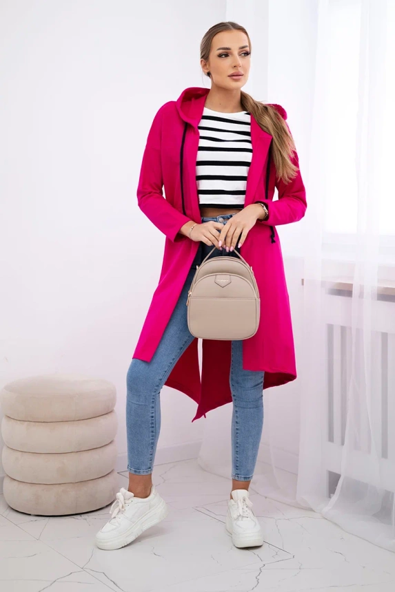 Coatee with longer back fuchsia