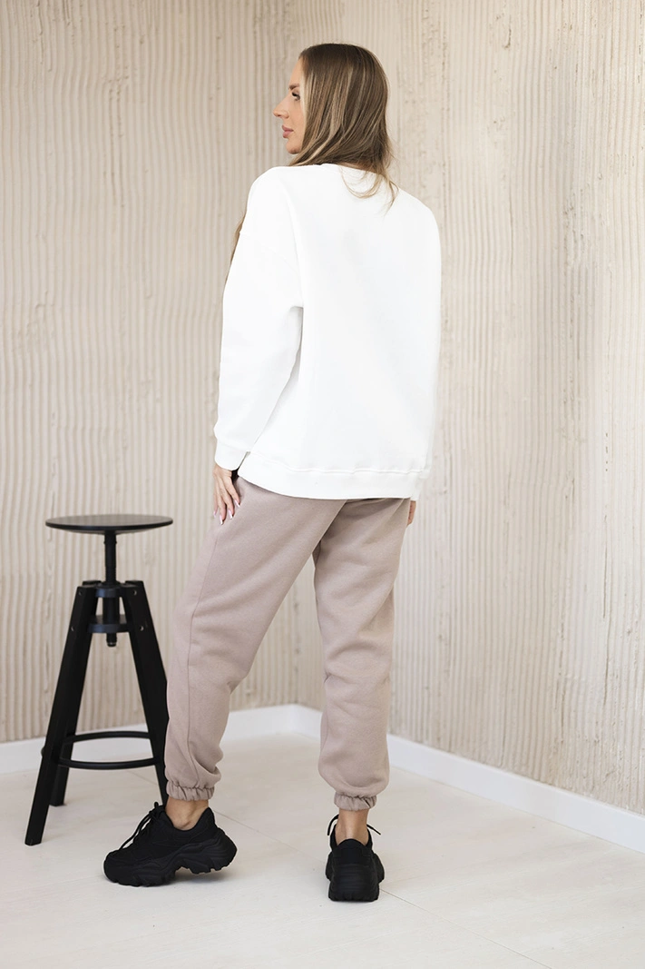 Isoliertes Set Brooklyn dunkelbeige