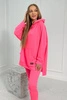 Set mit Kapuzenpulli pink neon