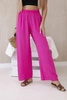 Hose mit weitem Bein rosa