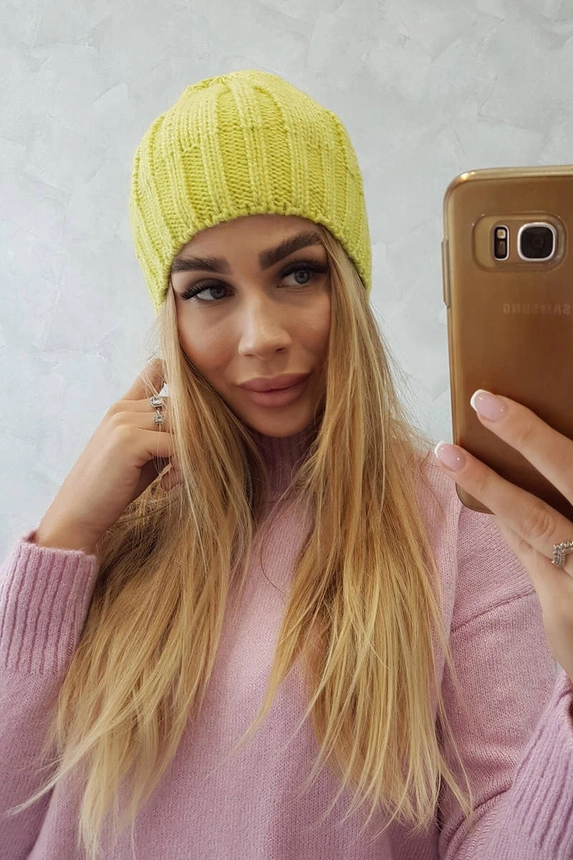 Fleecová čepice Ida K320 pistácie