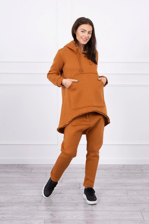 Set with pants Baggy camel