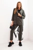 Women's set Punto elegant blazer and pants khaki