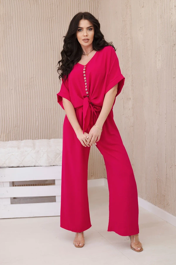 Set of blouses with pants fuchsia