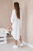 V-neck dress ecru