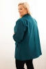 Dámská blazer Plus Size elegantní mořská