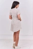 Dotted dress ecru