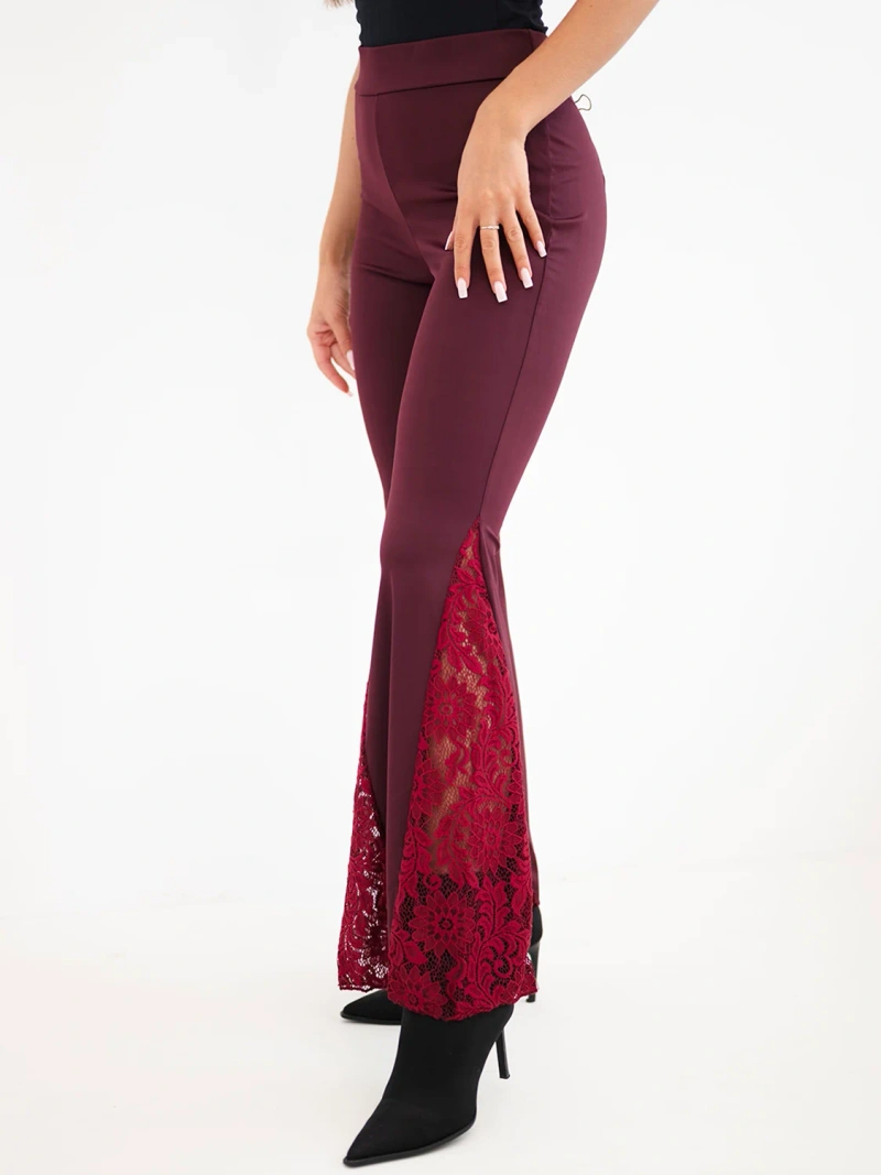 Women's pants butter with flared leg gray