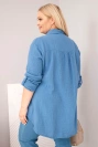 Bavlnená mušelínová košeľa Denim