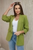 Blazer mit Revers elegant olivgrün