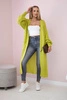 Sweater long cardigan pistachio