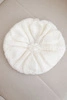 Women's wool winter beret cap K414 ecru