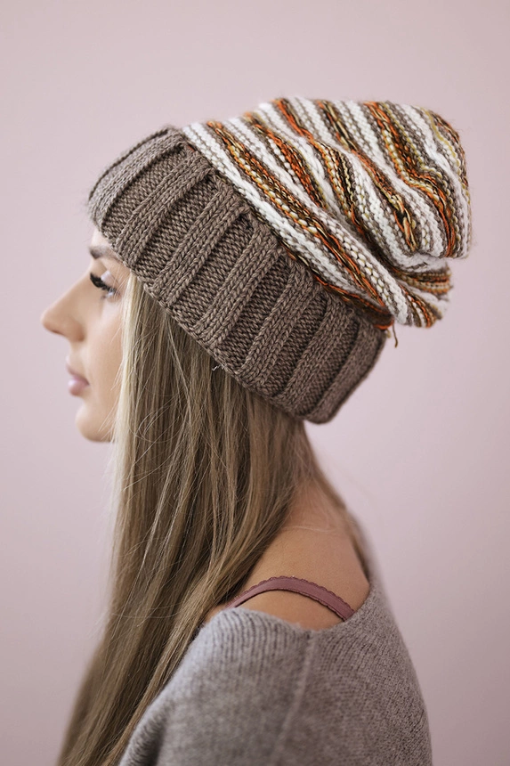 Women's cap Feba K330 mocca