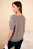 Women's viscose sweater with short sleeves fango