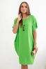 Dress with pockets and pendant Pistachio