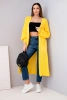 Long cardigan sweater dark yellow