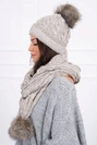 Damenset K122 hellbeige melange