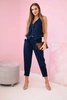 Vest + pants set navy blue