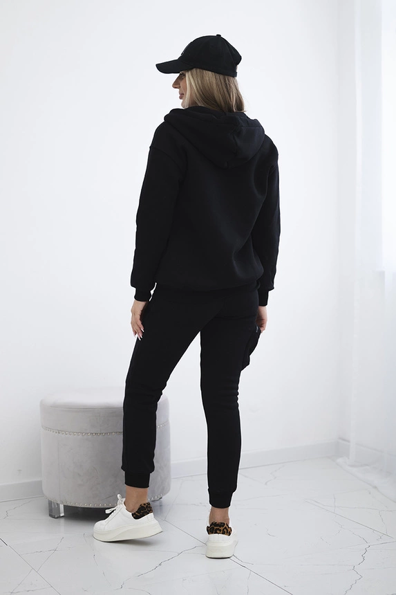 Isolierset mit Ziertasche schwarz