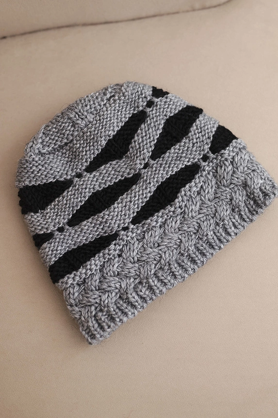 Čapica s fleece Marta K231 ecru