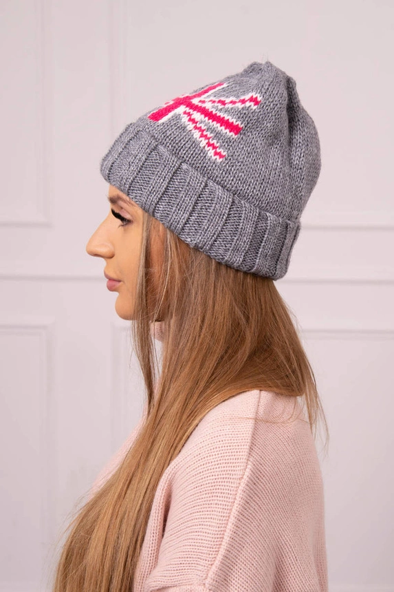 Women's cap Meghan K410 dark grey