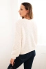 Women's sweater made of soft mohair ecru