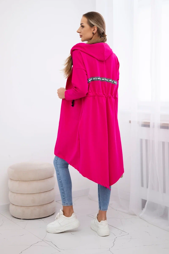 Rock mit längerem Rücken fuchsia