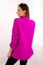 Flap Jacke elegant dunkel violett