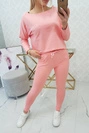 Sada s oversize halenkou morel