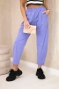 Trousers with pockets Summer Punto violet