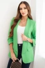 Women's unbuttoned blazer with lining S/M light green