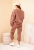 Set sweatshirt + pants chocolate butter