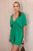 Ruffled waist jumpsuit green