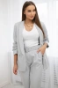 Elegant set of jackets and trousers grey