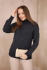 Sweater high neck graphite