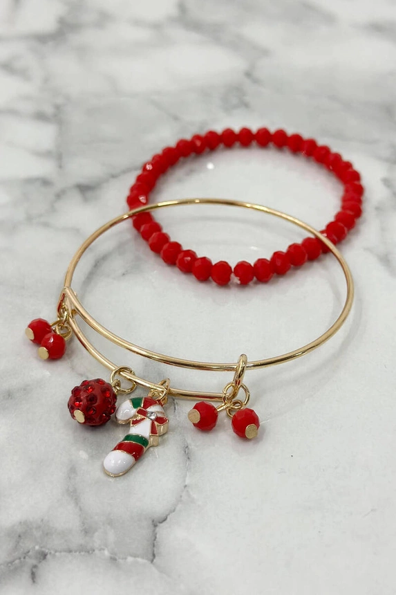 Christmas Bracelet SL11-2 Christmas cane