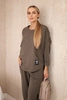 Komplet new punto bluza + spodnie ciemne khaki