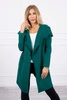 Cape with a loose hood green